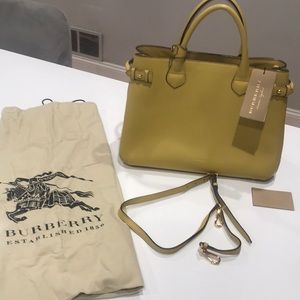 Burberry leather tote